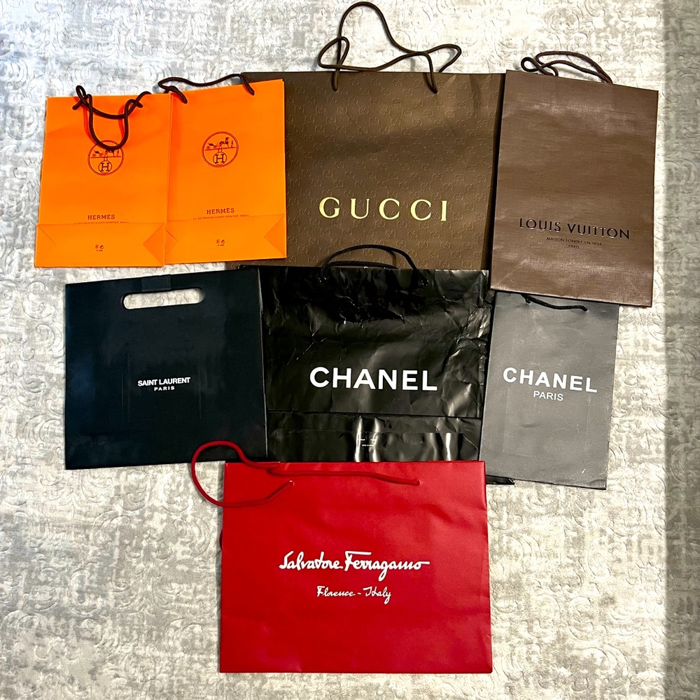 Luxury Shopping Bags $60 for all.